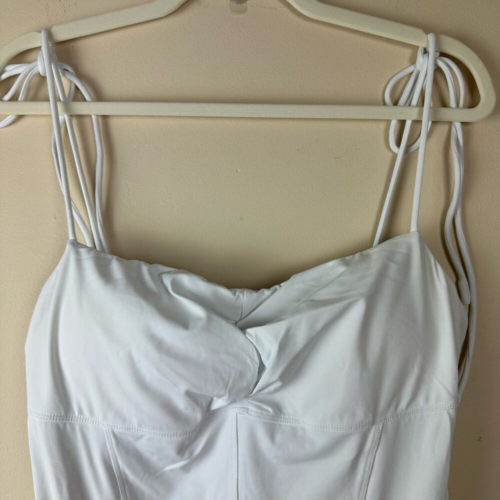 Halara Tennis Dress Womens Large White Pleated Active NWT Sport Golf Pickleball - Picture 2 of 11